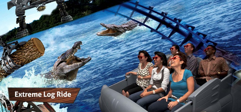 Experience the longest log ride in singapore with the extreme long ride